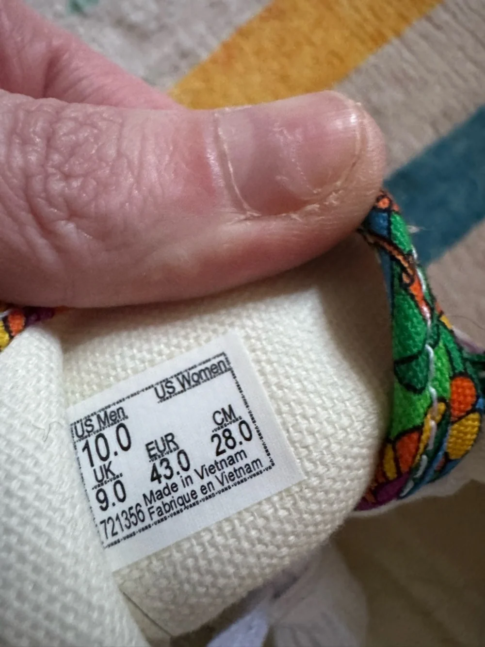 Vans Green Multi Floral Skate Shoes - Picture 2 of 2